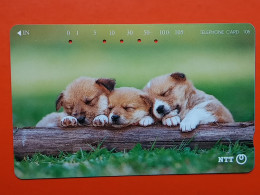 T-162 - JAPAN -JAPON, NIPON, TELECARD, PHONECARD, Animal, Dog, Chien, Hund NTT JP 231-349 - Japon