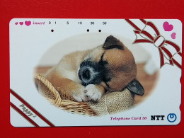 T-162 - JAPAN -JAPON, NIPON, TELECARD, PHONECARD, Animal, Dog, Chien, Hund NTT JP 291-138 - Japan