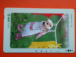 T-163 - JAPAN -JAPON, NIPON, TELECARD, PHONECARD, Animal, Dog, Chien, Hund NTT JP 330-298 - Japon