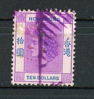 H-K  Yv. N° 189 SG  (o)  10d  Elisabeth II Cote 11 Euro BE - Used Stamps