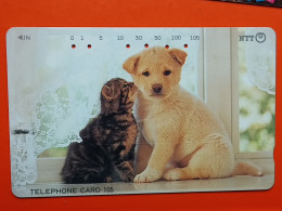 T-163 - JAPAN -JAPON, NIPON, TELECARD, PHONECARD, Animal, Dog, Chien, Hund NTT JP 231-126 - Japon