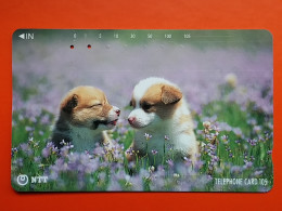 T-164 - JAPAN -JAPON, NIPON, TELECARD, PHONECARD, Animal, Dog, Chien, Hund NTT JP 111-059 - Japan