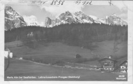 E2638) MARIA ALM Bei SAALFELDEN - Lehrerinnenheim PINZGAU - Salzburg - Schöne Alte FOTO AK - Saalfelden