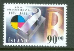 ISLANDIA  ANIVERSARIO 1997 Yv 827 MNH - Ongebruikt