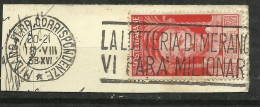 Italie     N ° 402 Sur Fragment Flamme Publicitaire Loterie De Merano    Oblitéré     B/TB  Voir Scans   Soldé   ! ! ! - Publicidad