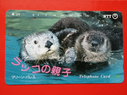 T-167 - JAPAN -JAPON, NIPON, TELECARD, PHONECARD, Animal,  NTT JP 391-080 - Autres & Non Classés