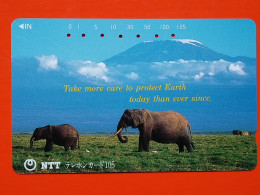 T-167 - JAPAN -JAPON, NIPON, TELECARD, PHONECARD, Animal,  NTT JP 231-089 Elephant - Andere & Zonder Classificatie