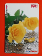 T-170 - JAPAN -JAPON, NIPON, Carte Prepayee - Flower, Fleur - Japon