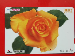 T-170 - JAPAN -JAPON, NIPON, Carte Prepayee - Flower, Fleur - Japon