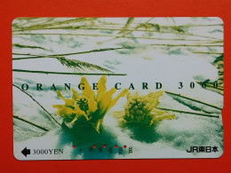 T-170 - JAPAN -JAPON, NIPON, Carte Prepayee - Flower, Fleur - Japon