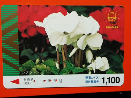 T-172 - JAPAN -JAPON, NIPON, Carte Prepayee - Flower, Fleur - Japon