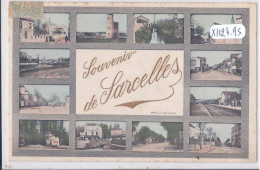 SARCELLES- SOUVENIR DE SARCELLES- JOLIE CARTE MULTI-VUES- DONT LA GARE - Sarcelles