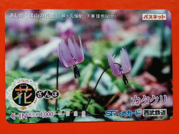 T-173 - JAPAN -JAPON, NIPON, Carte Prepayee - Flower, Fleur - Japon