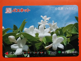 T-173 - JAPAN -JAPON, NIPON, Carte Prepayee - Flower, Fleur - Japon