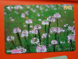 T-173 - JAPAN -JAPON, NIPON, Carte Prepayee - Flower, Fleur - Japon