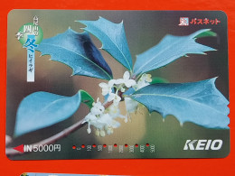 T-174 - JAPAN -JAPON, NIPON, Carte Prepayee - Flower, Fleur - Japon