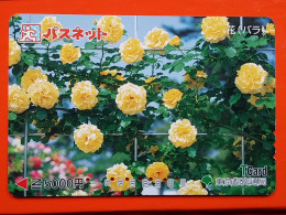 T-174 - JAPAN -JAPON, NIPON, Carte Prepayee - Flower, Fleur - Japon