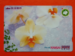 T-174 - JAPAN -JAPON, NIPON, Carte Prepayee - Flower, Fleur - Giappone