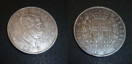 Vittorio Emanuele II - 5 Lires - 1872 -  TB - Argent - 1861-1878 : Victor Emmanuel II.