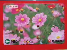 T-175 - JAPAN -JAPON, NIPON, Carte Prepayee - Flower, Fleur - Japon