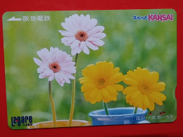 T-175 - JAPAN -JAPON, NIPON, Carte Prepayee - Flower, Fleur - Japon