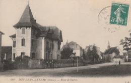 DUN LE PALLETEAU ROUTE DE GUERET 1918 TBE - Dun Le Palestel