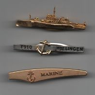 MARINE Pinces à Cravattes Marine F910 WIELINGEN, Bateaux, Navires....BT15 - Decorazione Marittima