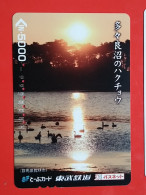 T-181 - JAPAN -JAPON, NIPON, Carte Prepayee - Bird, Oiseau,  - Andere & Zonder Classificatie