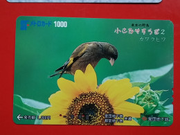 T-181 - JAPAN -JAPON, NIPON, Carte Prepayee - Bird, Oiseau,  - Andere & Zonder Classificatie