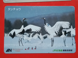 T-182 - JAPAN -JAPON, NIPON, Carte Prepayee - Bird, Oiseau,  - Andere & Zonder Classificatie