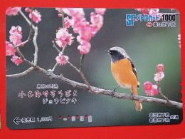 T-182 - JAPAN -JAPON, NIPON, Carte Prepayee - Bird, Oiseau,  - Otros & Sin Clasificación