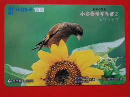 T-182 - JAPAN -JAPON, NIPON, Carte Prepayee - Bird, Oiseau,  - Sonstige & Ohne Zuordnung