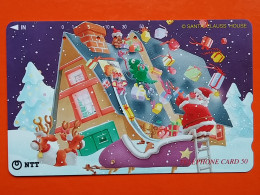 T-184 - JAPAN -JAPON, NIPON, TELECARD, PHONECARD NTT JP- 231-062 Santa Claus - Japan