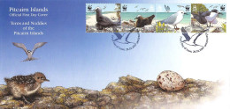 PITCAIRN - FDC 2007 WWF - TERNS AND NODDIES / 4121 - Pitcairn