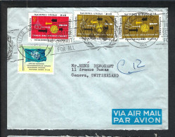 NATIONS UNIES Ca.1965: LSC De New York à Genève (Suisse) - Lettres & Documents