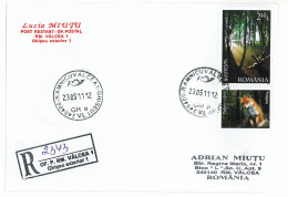 NCP 29 - 2343b-a EUROPA CEPT, Forest And Buck, Romania - Registered, Stamp With TABS - 2011 - 2011