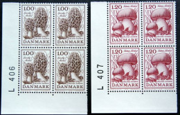 Denmark 1978 Mushrooms / Pilze / Champignons / Hongos MiNr.673-74 MNH (**) ( Lot Ks 1405) - Unused Stamps