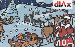 Swiss, DiAx Prepaid German-english Exp 06.2000, Frohe Weihnachten, Merry Christmas, RRR - Schweiz