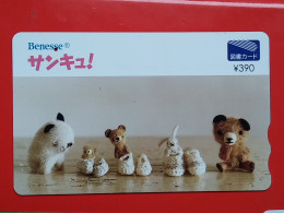 T-186 - JAPAN -JAPON, NIPON, Carte Prepayee - Animal - Autres & Non Classés