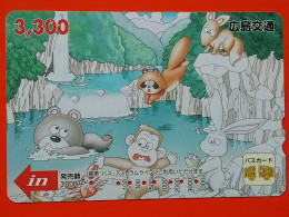 T-187 - JAPAN -JAPON, NIPON, Carte Prepayee - Animal,  - Altri & Non Classificati