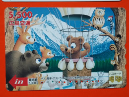 T-187 - JAPAN -JAPON, NIPON, Carte Prepayee - Animal,  - Sonstige & Ohne Zuordnung