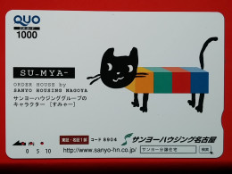 T-187 - JAPAN -JAPON, NIPON, Carte Prepayee - Animal,  - Autres & Non Classés