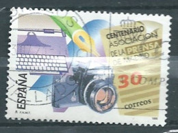 ESPAGNE SPANIEN SPAIN ESPAÑA 1996 CENT ASSOCIATION PRESS OFMADRID ASOCIACIÓN PRENSA USED ED 3363 YT 2953 MI 3219 SC 2821 - Used Stamps