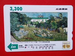 T-188 - JAPAN -JAPON, NIPON, Carte Prepayee - Painting, Peinture - Giappone
