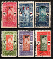 Dahomey   - 1926 - Tb Antérieurs Surch    - N° 79 à 84   - Oblit - Used - Used Stamps