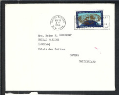 NATIONS UNIES Ca.1966: LSC De New York à Genève (Suisse) - Lettres & Documents