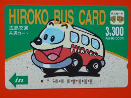 T-190 - JAPAN -JAPON, NIPON, Carte Prepayee - Bus, Autobus - Japon