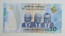 Namibia, Used; Polymer Banknote 30th Independence Anniversary - Namibië