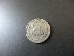 Liban 10 Piastres 1961 - Libano