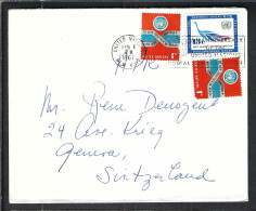 NATIONS UNIES Ca.1967: LSC De New York à Genève (Suisse) - Storia Postale